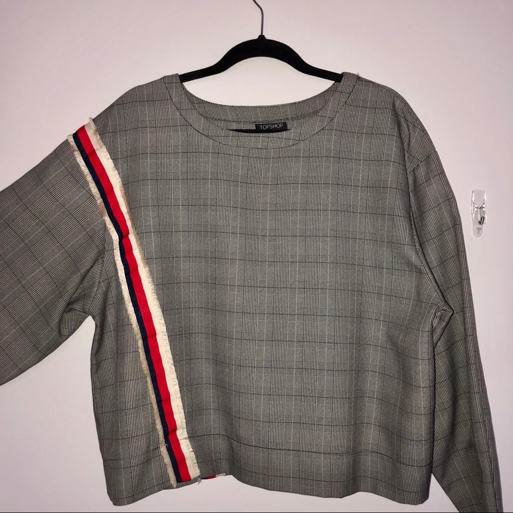 Topshop Houndstooth Shirt